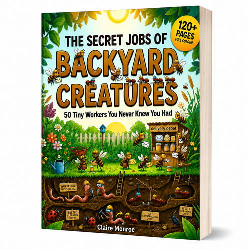 The Secret Jobs of Backyard Creatures Illustrated Nature Book for Kids