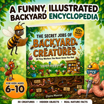 The Secret Jobs of Backyard Creatures Illustrated Nature Book for Kids