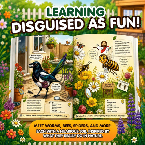 The Secret Jobs of Backyard Creatures Illustrated Nature Book for Kids