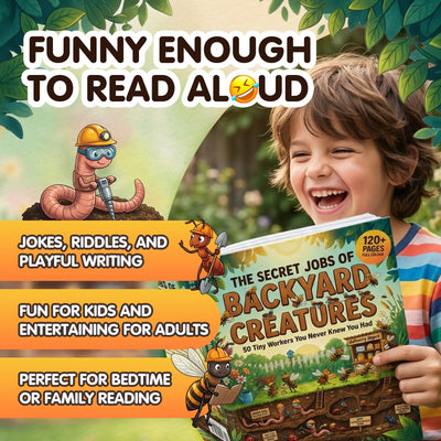 The Secret Jobs of Backyard Creatures Illustrated Nature Book for Kids