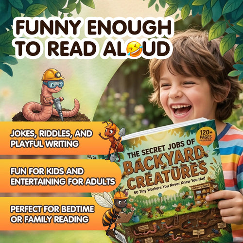 The Secret Jobs of Backyard Creatures Illustrated Nature Book for Kids