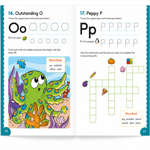 I’m On My Way to First Grade Summer Workbook – 200+ Pages of Games & Activities