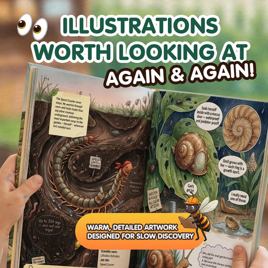 The Secret Jobs of Backyard Creatures Illustrated Nature Book for Kids