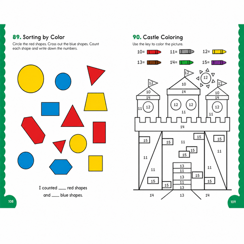 I'm On My Way to Kindergarten Summer Workbook – 200+ Activities, Ages 4-8